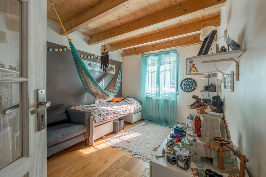 A bedroom of