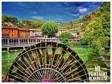 Roue a aube fontaine de Vaucluse