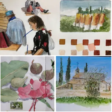 Séjour artistique :  Carnet de voyage - EN
