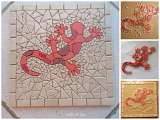 Salamandre en mosaïque