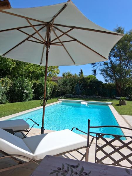 Pool and outdoor terrace in the garden
