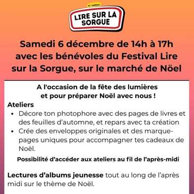 Ateliers créatifs et lectures jeunesse - EN