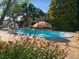 Piscine extérieure au cœur du jardin