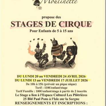 Stages de cirque - EN