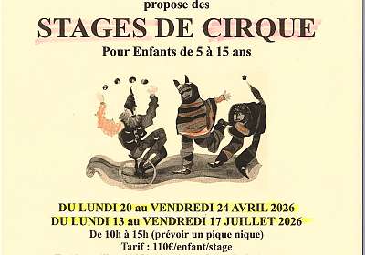 Stages de cirque - EN