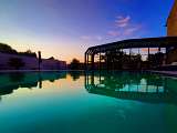 Coucher de soleil sur la Piscine