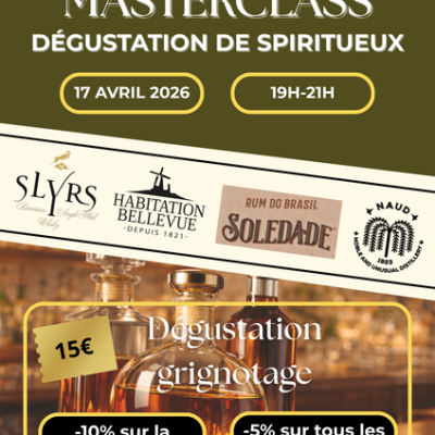 MASTERCLASS SPIRITUEUX  - EN