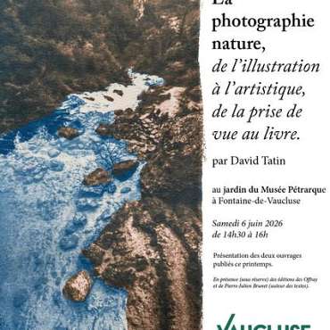 RENDEZ VOUS AU JARDIN conférence à la grotte du Musée Pétrarque - EN