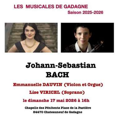 Musicales de Gadagne Concert du 17 mai 2026 - EN