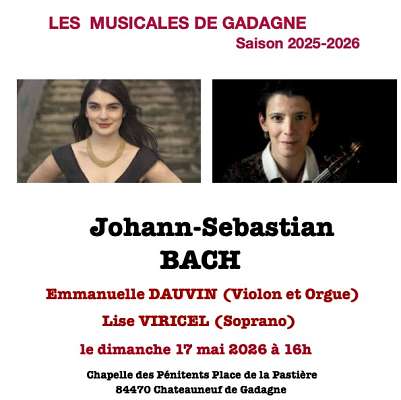 Musicales de Gadagne Concert du 17 mai 2026 - EN