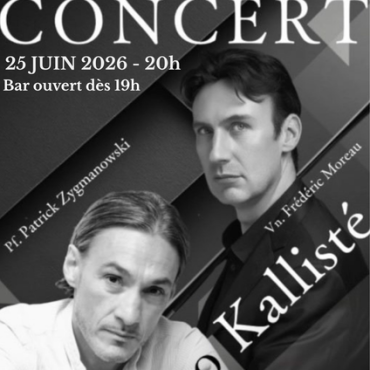 Concert Piano et Violon - Patrick Zygmanovsi et Frédéric Moreau - EN