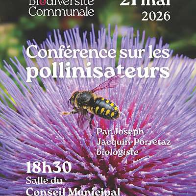 Atlas de la Biodiversité Communale - Conférence sur les pollinisateurs - EN