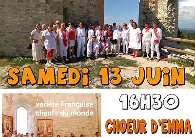 Le chœur d'EMMA et Chor'à L'Isle  au Château de Thouzon - EN