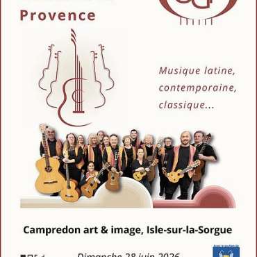 Orchestre de Guitares de Provence à Campredon - EN