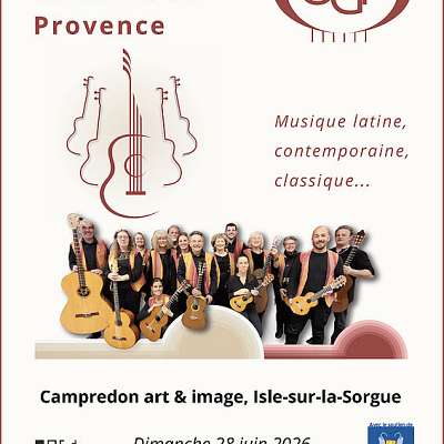 Orchestre de Guitares de Provence à Campredon - EN