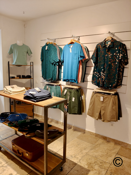 This area of the store is devoted to men