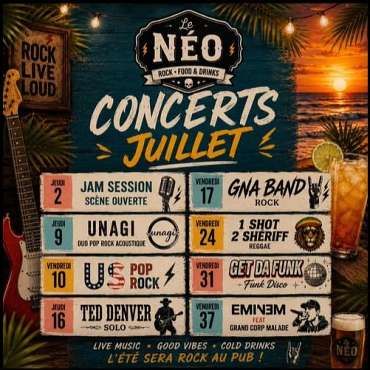 Juillet au NÉO - EN