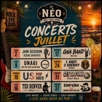 Juillet au NÉO - EN
