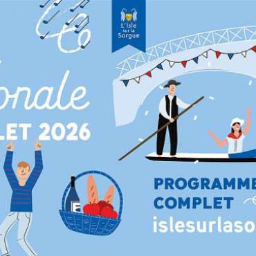 Fête Nationale à L'Isle-sur-la-Sorgue - EN