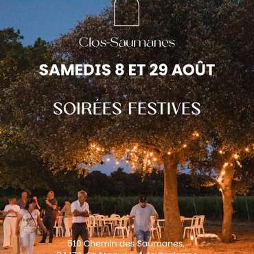 Soirée festive face aux vignes - EN
