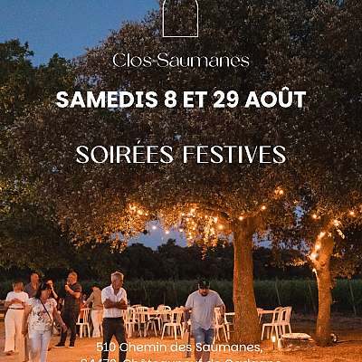 Soirée festive face aux vignes - EN