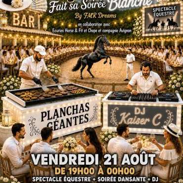 La Guinguette équestre fait sa soirée blanche - EN