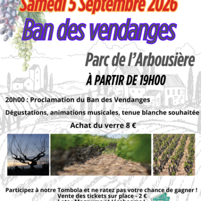Ban des Vendanges 2026 - EN