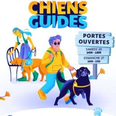 Les Journées des Chiens Guides à la Fondation Frédéric Gaillanne - EN
