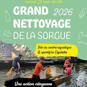 Grand nettoyage de la Sorgue - EN