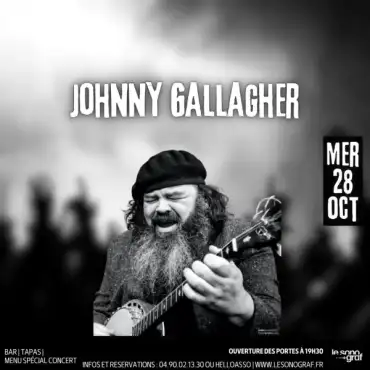 Johnny Gallagher en concert au Sonograf - EN
