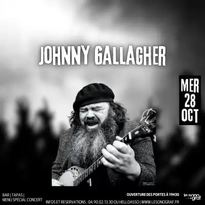 Johnny Gallagher en concert au Sonograf - EN