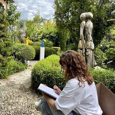 Atelier d'écriture à La Fondation Villa Datris - EN