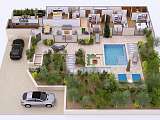 Villa Nirvana – plan 3D de la villa et du jardin