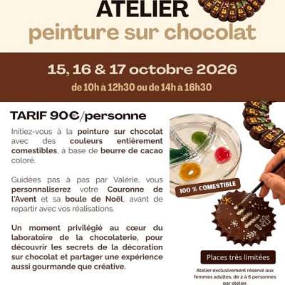 Atelier peinture sur chocolat - EN