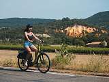 Les ocres à vélo