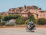 Les ocres à vélo