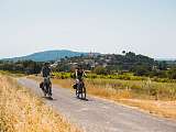 Les ocres à vélo
